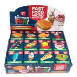 Micro Block Fast Food Set - 12 Pieces Per Retail Ready Display 24705 KIPP BROTHERS