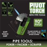 Pivot Head Torch Lighter with Tools - 8 Pieces Per Retail Ready Display 41487 SMOKEZILLA