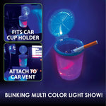 Light Show Butt Bucket Ashtray with Multi-Color LED Lights - 6 Pieces Per Retail Ready Display 24111 SMOKEZILLA