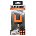 AC Wall Charger Dual Port USB / USB-C 20 Watts - 4 Pieces Per Retail Ready Pack 23689MN ROUGHNECK