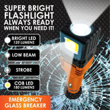 Car Charger DC Dual Port USB / USB-C with Flashlight - 6 Pieces Per Retail Ready Display 23693MND ROUGHNECK