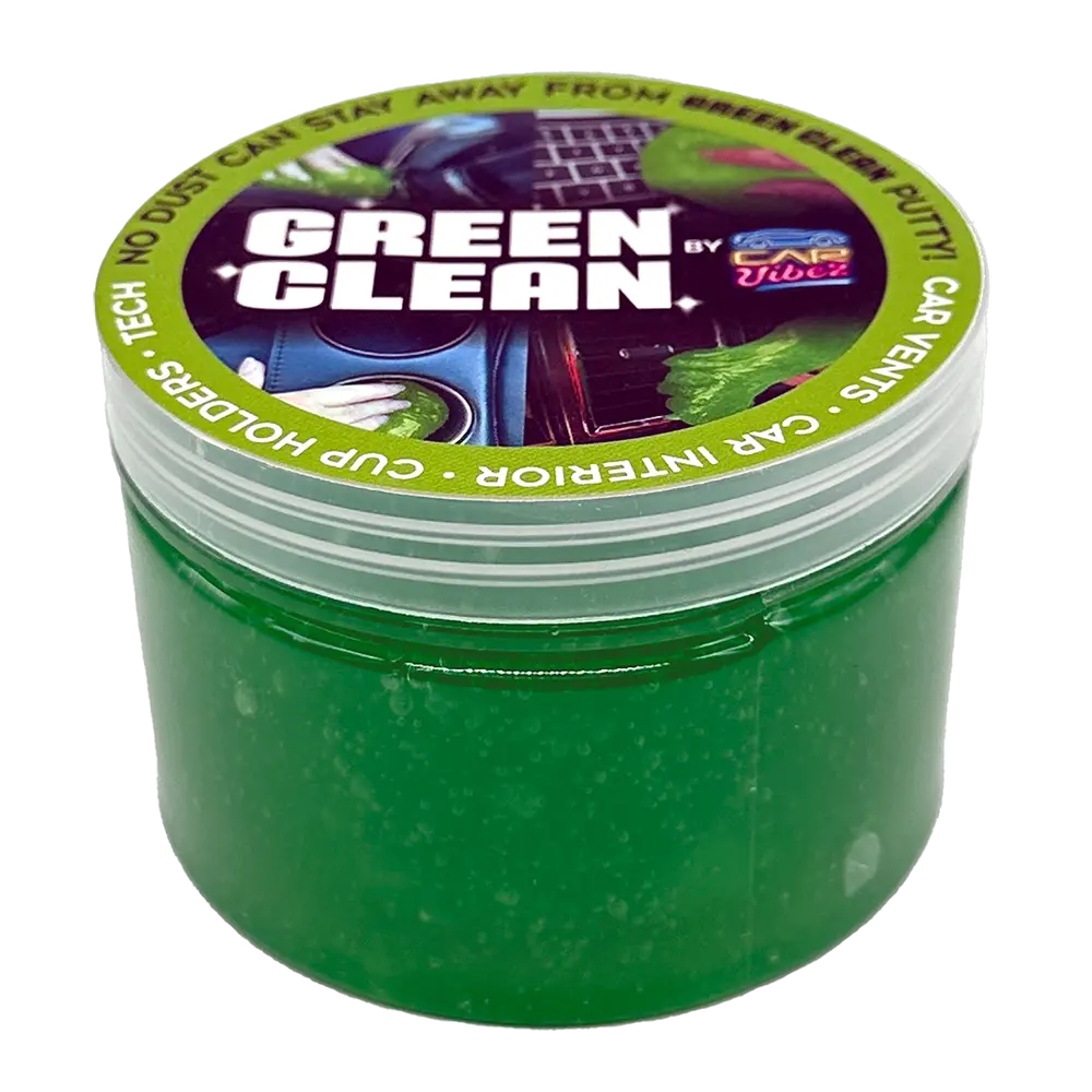 Car Putty Green Clean Car and Technology Slime - 6 Pieces Per Retail Ready Display 23718 CAR VIBEZ