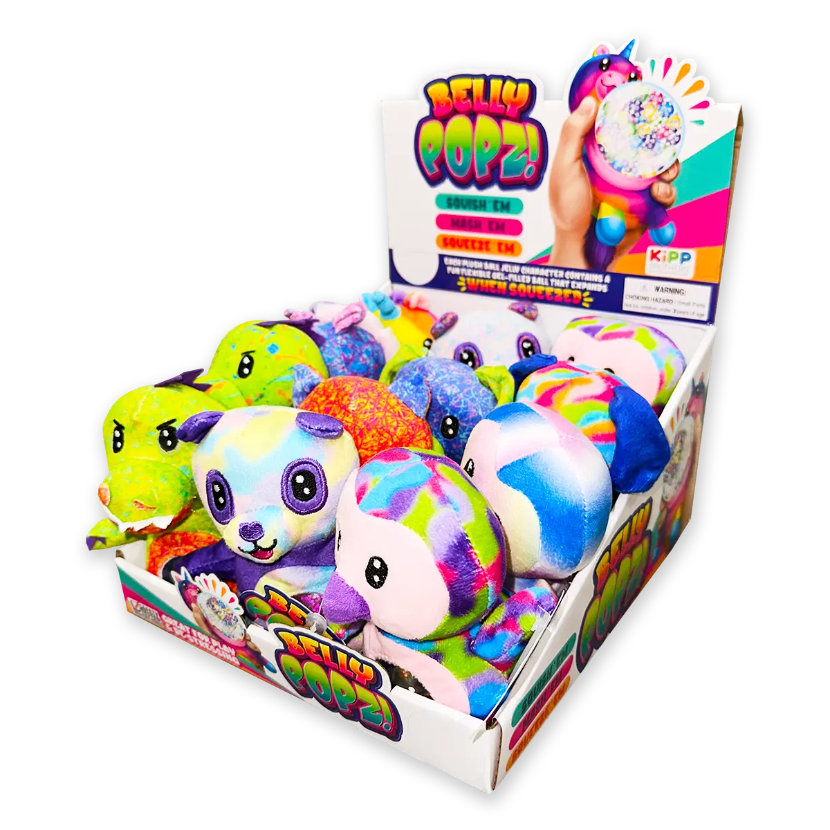 Belly Popz Plush Toy - 12 Pieces Per Display 23752 KIPP BROTHERS