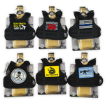 Patriotic MOLLE Insulated Bottle Suit with Patch - 6 Pieces Per Retail Ready Display 23758 TAC GEAR