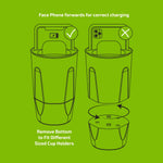 Cup Holder Multi-Port Wireless Charger - 4 Pieces Per Retail Ready Display 23765 GADGET GEAR