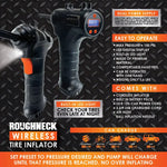 Wireless Tire Inflator 4 Pieces Per Retail Ready Display 23772 ROUGHNECK