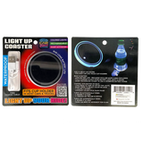 Mood Light LED Light-Up Coaster - 6 Pieces Per Retail Ready Display 23801 CAR VIBEZ