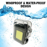Electric Arch Lighter with COB Light - 6 Pieces Per Retail Ready Display 23847 TAC GEAR