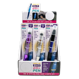 Light Up Glitter Pen with LED Light - 12 Pieces Per Retail Ready Display 23993 NOVELTY INC