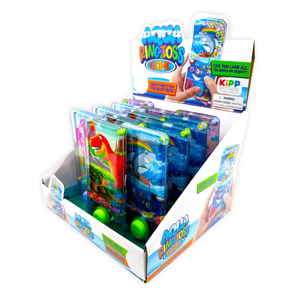 Aqua Ring Water Toss Game - 12 Pieces Per Retail Ready Display 23999 KIPP BROTHERS