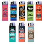 Sarcastic Light Up Curve Lighter - 30 Pieces Per Retail Ready Display 24333 SMOKEZILLA