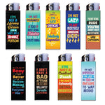 Sarcastic Light Up Curve Lighter - 30 Pieces Per Retail Ready Display 24333 SMOKEZILLA