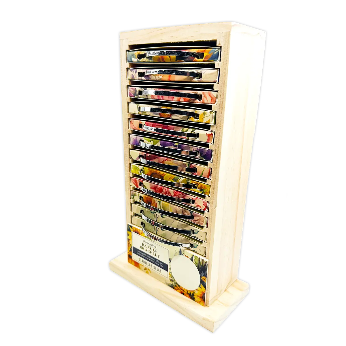 Inspirational Bangle Bracelet - 12 Pieces Per Retail Ready Display 24352 NOVELTY INC