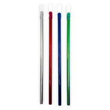 Stainless Steel Metal Straw With Rubber Tip - 50 Pieces Per Retail Ready Display 24353 POLAR GEAR