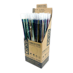 Stainless Steel Metal Straw With Rubber Tip - 50 Pieces Per Retail Ready Display 24353 POLAR GEAR