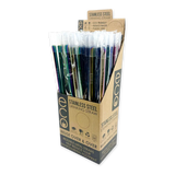 Stainless Steel Metal Straw With Rubber Tip - 50 Pieces Per Retail Ready Display 24353 POLAR GEAR
