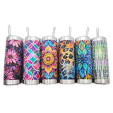 Insulated 24 Oz Rhinestone Tumbler Cup - 6 Pieces Per Retail Ready Display 24374 ROUGHNECK