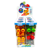 Friction Toy Car Light-Up 3 Pack Set - 6 Pieces Per Retail Ready Display 24453 KIPP BROTHERS