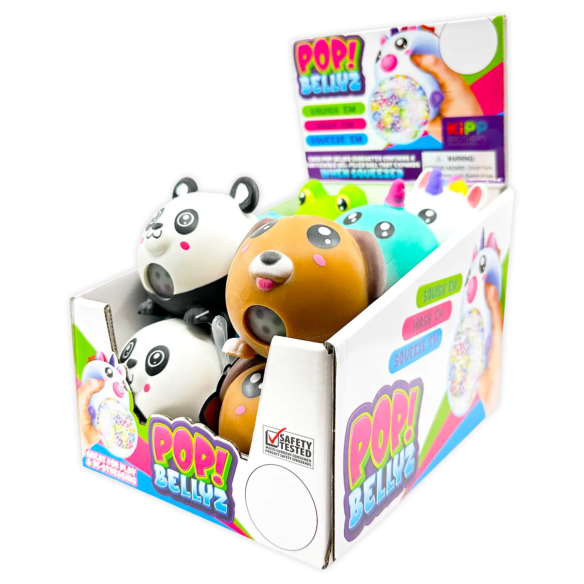 Pop Bellyz Squish Toy Assortment - 12 Pieces Per Retail Ready Display 24661 KIPP BROTHERS