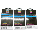 Charging Cable Carbon Fiber USB to USB-C 10FT 2 Amp - 3 Pieces Per Pack 24579 CAR VIBEZ