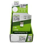 Charging Adapter USB-C to USB Converter - 6 Pieces Per Retail Ready Display 24836 GADGET GEAR