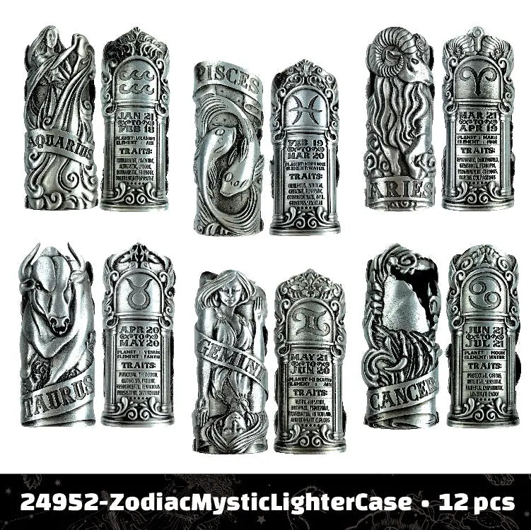 Zodiac Lighter Case - 12 Pieces Per Retail Ready Display 24952 SMOKEZILLA