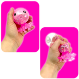 Squish and Squeeze Light-Up Octopus Toy - 12 Pieces Per Retail Ready Display 25035 KIPP BROTHERS