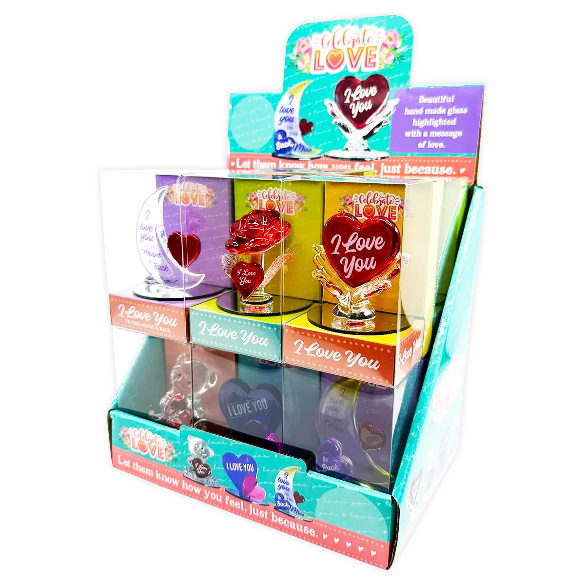 Glass Mini Keepsake - 12 Pieces Per Retail Ready Display 25047 NOVELTY INC