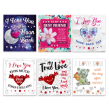 Glass Mini Plaque Keepsake - 6 Pieces Per Retail Ready Display 25056 NOVELTY INC