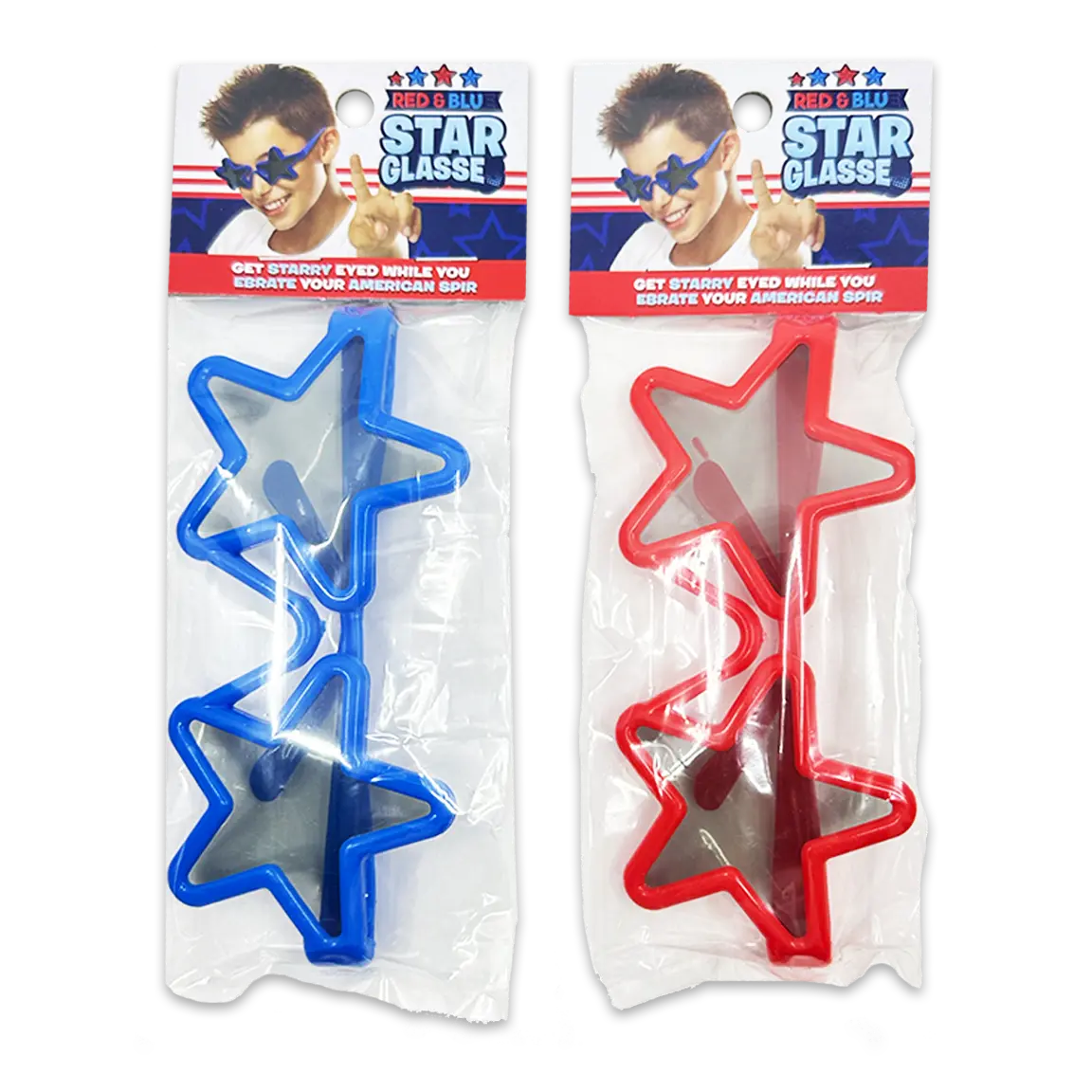 Patriotic Kids Star Sunglasses - 12 Pieces Per Retail Ready Display 25077 KIPP BROTHERS