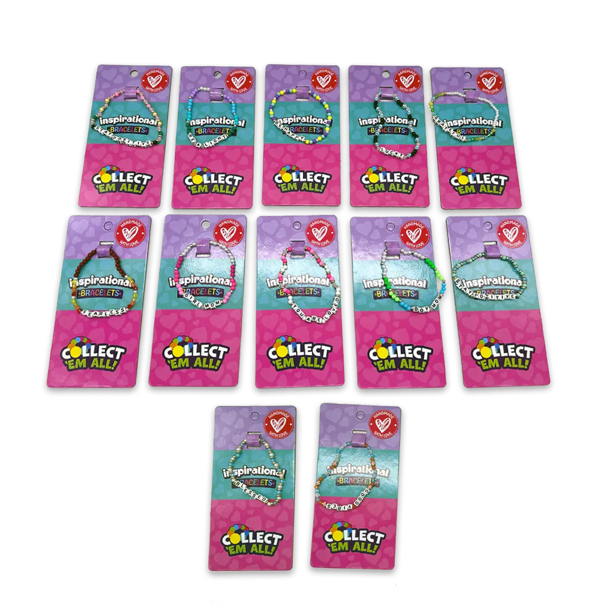 Friendship Inspirational Bead Bracelet - 24 Pieces Per Retail Ready Display 25081 KIPP BROTHERS