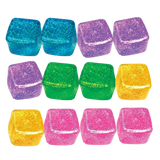 Fun Doh Squish and Squeeze Slow Release Squishy Fun Cube Toy - 12 Pieces Per Retail Ready Display 25082