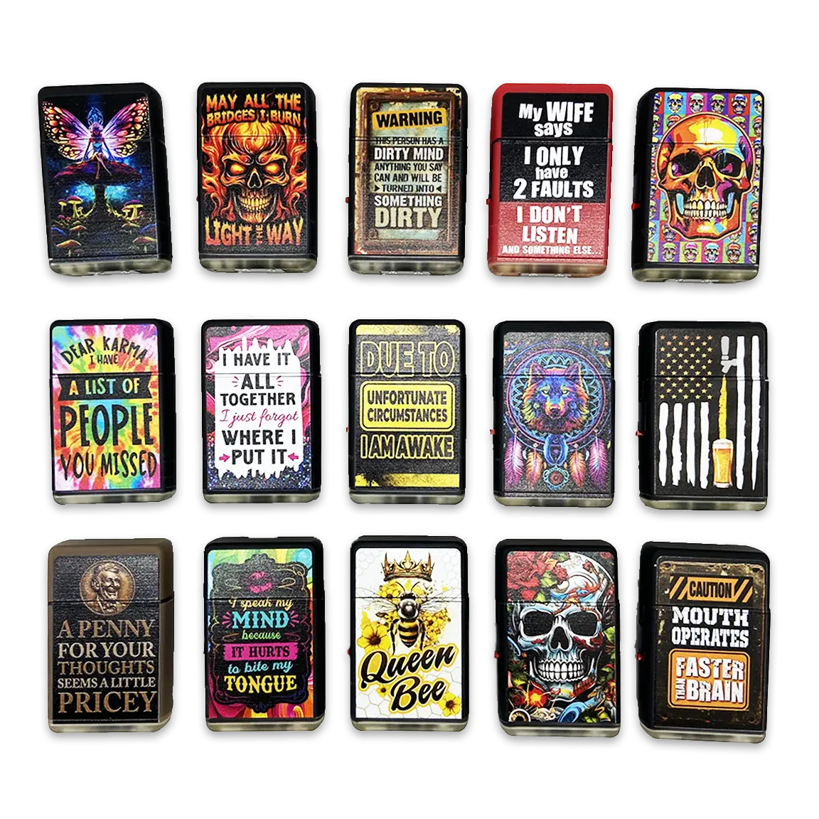 Big Bubba Dual Torch Lighter with Money Clip - 15 Pieces Per Retail Ready Display 25088 SMOKEZILLA