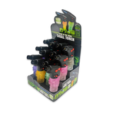 Glow in The Dark Skull Torch Lighter - 12 Pieces Per Retail Ready Display 25093 SMOKEZILLA