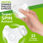 Wireless Earbuds with Fidget Spinner Case - 6 Pieces Per Retail Ready Display 25114 GADGET GEAR