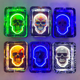 Light-Up Skull Glass Ashtray - 6 Per Retail Ready Display 25121 SMOKEZILLA