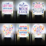 Auto On/Off Sensor Night Light AC Wall - 6 Pieces Per Retail Ready Display 25122 GADGET GEAR