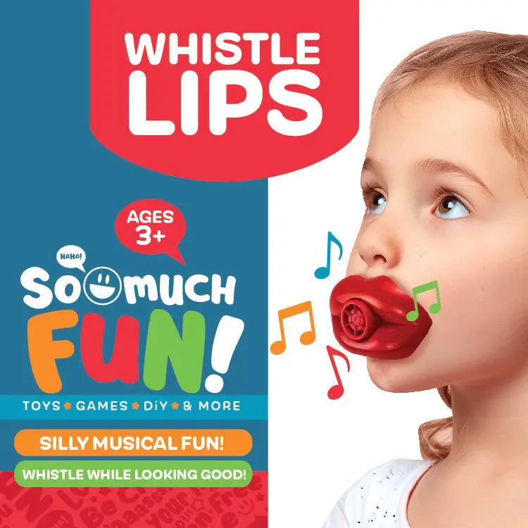 Red Whistle Lips - 48 Per Retail Ready Display 25128 KIPP BROTHERS