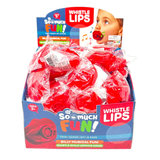 Red Whistle Lips - 48 Per Retail Ready Display 25128 KIPP BROTHERS