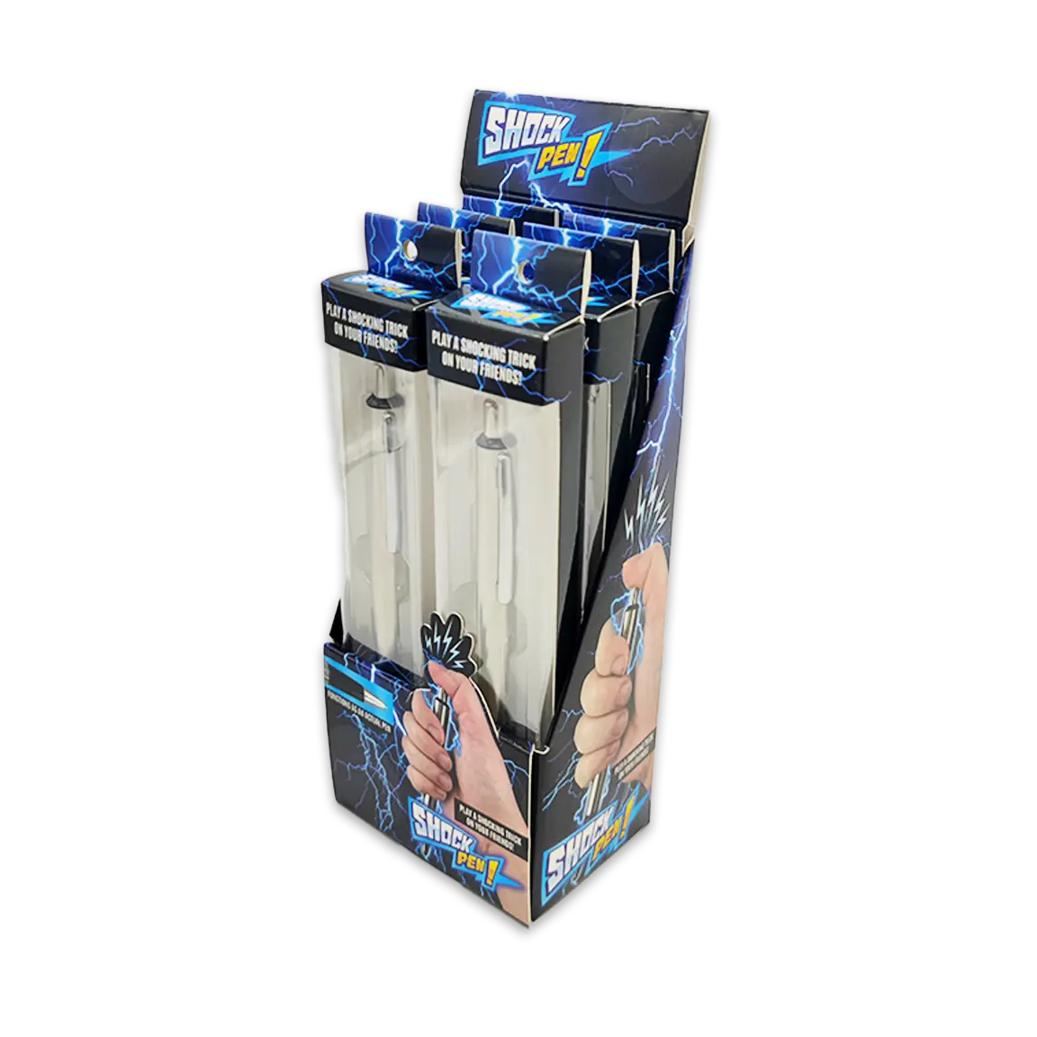 Practical Joke Gag Shock Pen - 6 Pieces Per Retail Ready Display 25147 NOVELTY INC