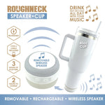 40 oz Insulated Stainless-Steel Cup with Rechargeable Speaker - 6 Pieces Per Retail Ready Display 25148 ROUGHNECK