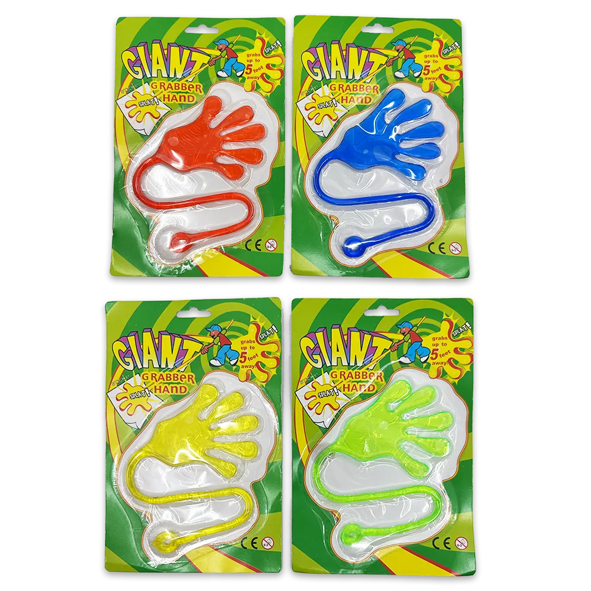 Giant Sticky Grabber Hand - 12 Pieces Per Retail Ready Display 25151 KIPP BROTHERS