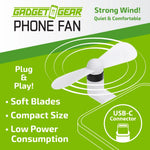 USB-C Phone Fan Attachment - 6 Pieces Per Retail Ready Display 25225 GADGET GEAR