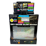 Dry Erase Window Glow Board with Markers - 6 Pieces Per Retail Ready Display 25274 CAR VIBEZ