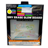 Dry Erase Window Glow Board with Markers - 6 Pieces Per Retail Ready Display 25274 CAR VIBEZ