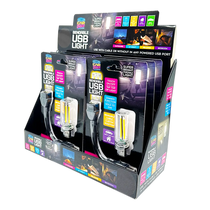 Bendable USB Touch Vintage Lantern Light - 6 Pieces Per Display 25304 CAR VIBEZ