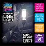 Bendable USB Touch Vintage Lantern Light - 6 Pieces Per Display 25304 CAR VIBEZ