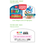 Foodie Popz Squeeze Toy - 6 Pieces Per Retail Ready Display 25320 KIPP BROTHERS