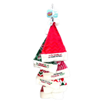Christmas Santa Winter Hat with Merchandising Hang Strip - 6 Pieces Per Pack 25338 NOVELTY INC
