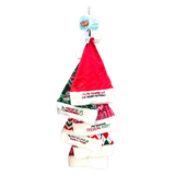 Christmas Santa Winter Hat with Merchandising Hang Strip - 6 Pieces Per Pack 25338 NOVELTY INC
